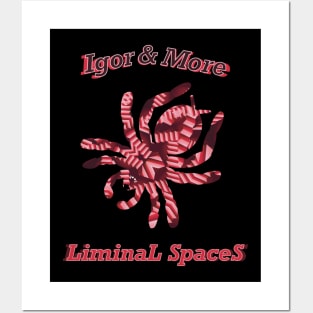 Igor & More Tarantula Liminal Stairs Red Posters and Art